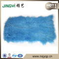 Wholesale high quality bleached Blue Tibet Lamb Fur Plate